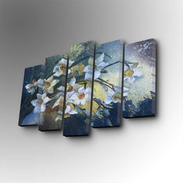 Wallity Cuadro Decorativo en Lienzo 5 Piezas 5PUC-086
